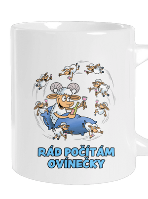 Počítám ovínečky velký hrnek White