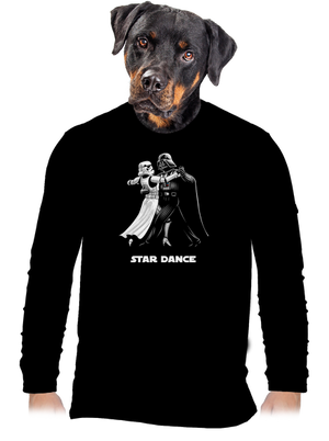 Star dance pánské dlouhý rukáv Black