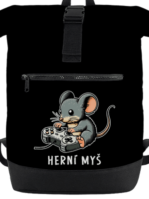 Herní myš batoh Black