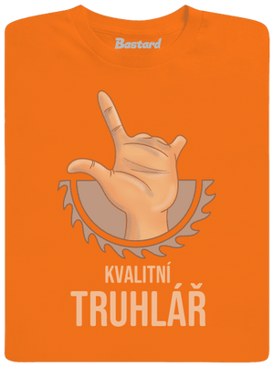 Kvalitní truhlář pánské tričko Orange