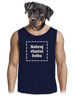 Vlastní potisk pánské tílko French Navy