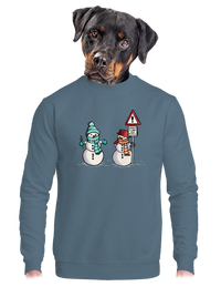 unisex mikina bez kapuce