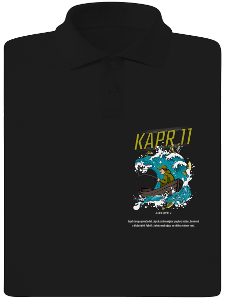 Kapr 11 pánská polokošile Black