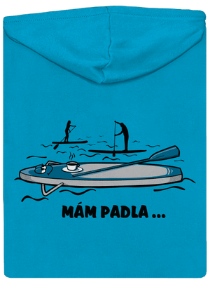 Mám padla dámská mikina na zip Blue Atol