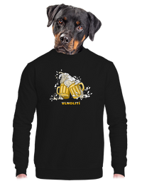 unisex mikina bez kapuce