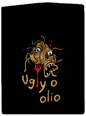 Ugly o olio dámská mikina na zip Black