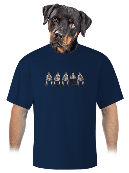 Nevinen unisex tričko oversized Midnight Blue