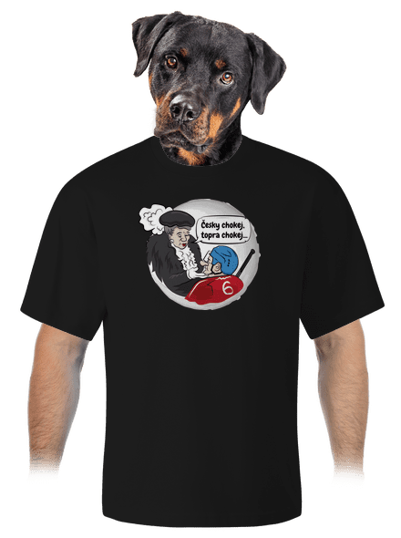 Český hokej unisex tričko oversized Black