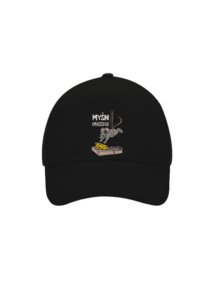 Myšn Impossible kšiltovka baseballka Black