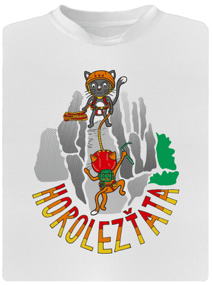 Horolezťata dětské sportovní tričko White