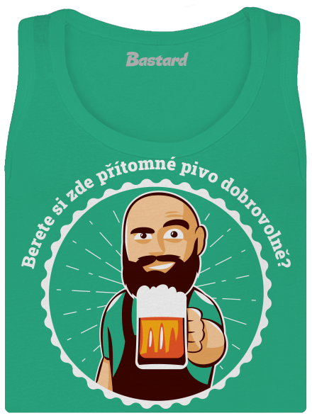 Pivo dobrovolně dámské tílko klasické Mint Mal