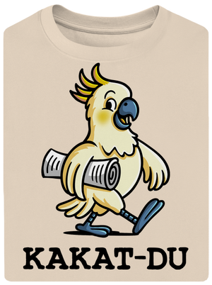 Kakat-du unisex tričko oversized Almond