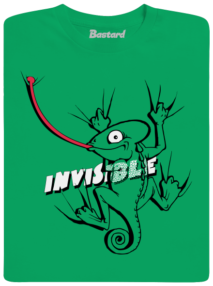Invisible chameleon pánské tričko Kelly Green