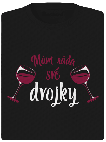 Dvojky dámské sportovní tričko Black