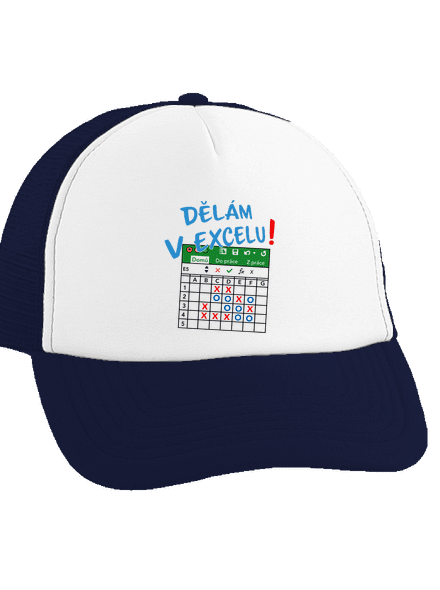 Dělám v Excelu kšiltovka truckerka French Navy cap