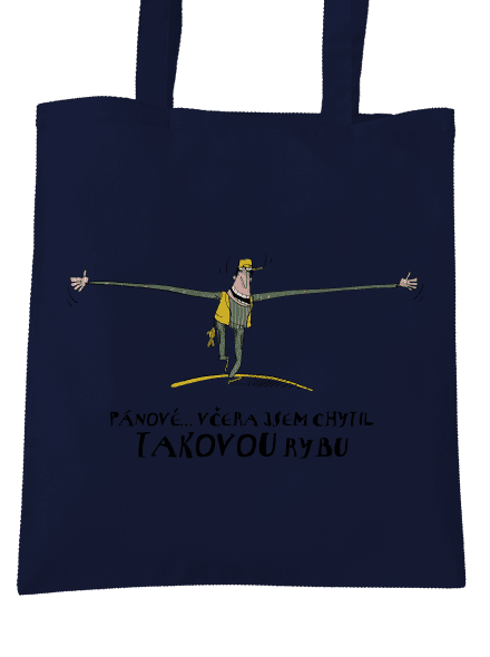 Takovou rybu jsem chytil taška French Navy
