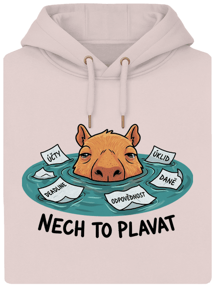 Nech to plavat unisex mikina premium Rose Chalk