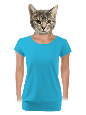 Jsem superhrdina dámské tričko s lemem Blue Atol