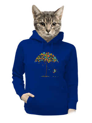 Radost z podzimu dámská mikina klokanka Royal Blue Mal