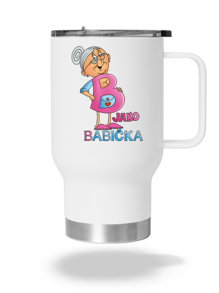 B jako babička termohrnek White