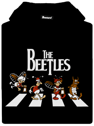 Beatles pánská mikina klokanka Black
