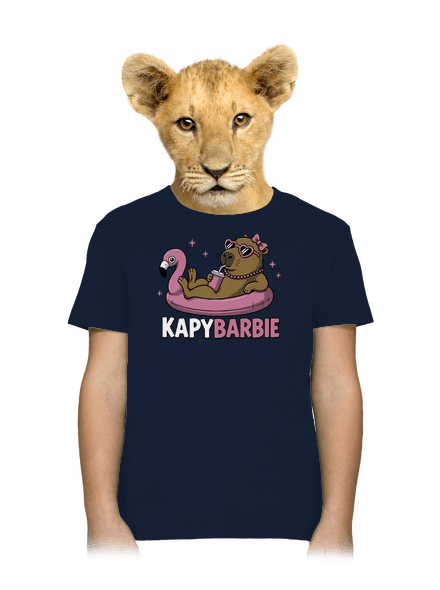 Kapybarbie dětské tričko Navy