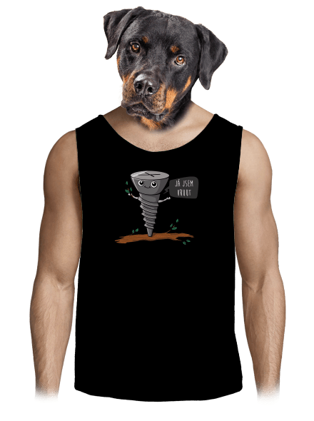 Já jsem Vruut pánské tílko Black