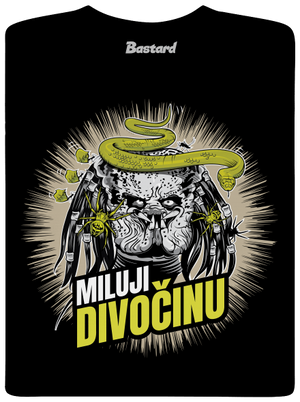 Miluji divočinu pánské tričko Black