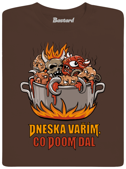 Co Doom dal pánské tričko Brown