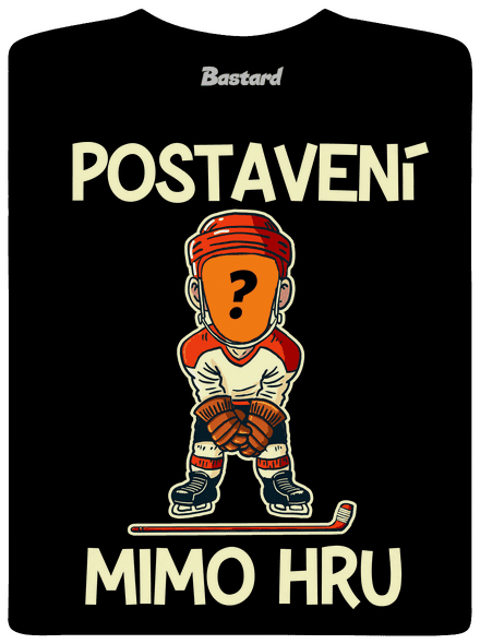 Postavení mimo hru pánské tričko Black