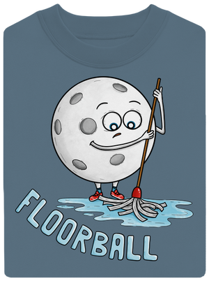 Floorball unisex mikina bez kapuce Nordic Blue