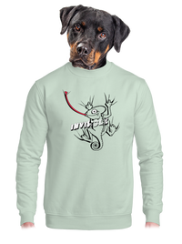 unisex mikina bez kapuce