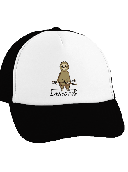 Lanochod kšiltovka truckerka Black cap