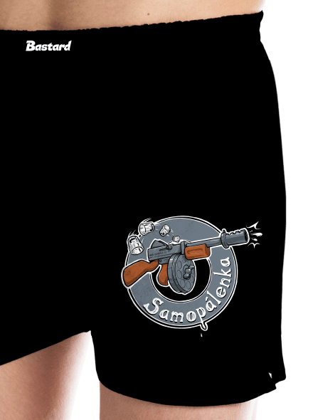 Samopálenka pánské trenky Black