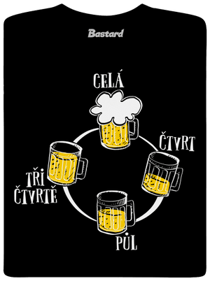 Pivní hodiny pánské dlouhý rukáv Black