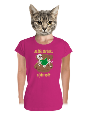 Ještě stránku dámské tričko premium Magenta
