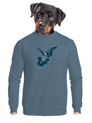 unisex mikina bez kapuce