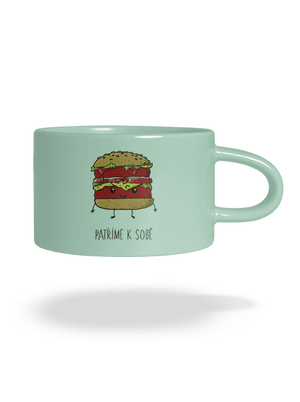 Patříme k sobě hrnek makronka Mint Macaron