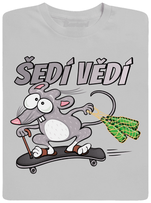 Šedí vědí - myšák pánské tričko Pacific Grey