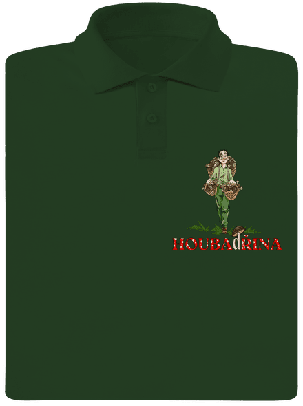 Houbadřina pánská polokošile Bottle Green Mal