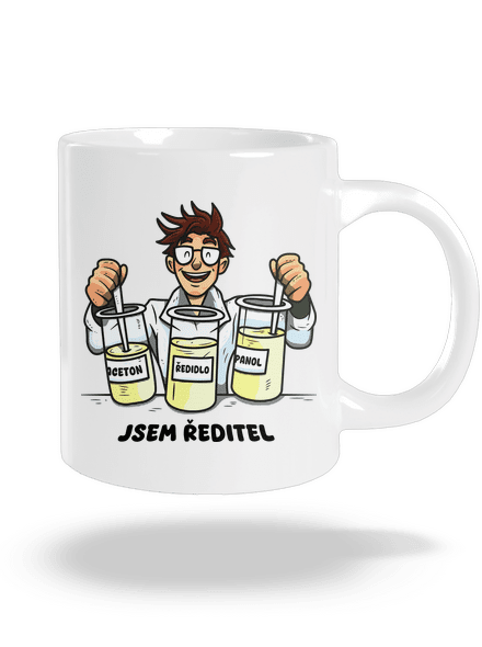 Jsem ředitel velký hrnek White