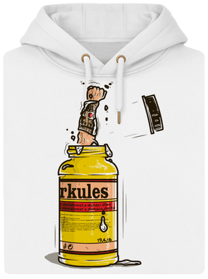 Herkules unisex mikina premium Snowwhite