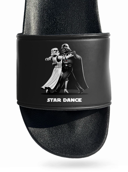 Star dance pantofle Black