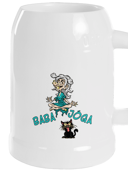 Baba Jóga půllitr White