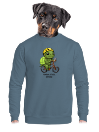 unisex mikina bez kapuce