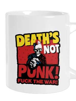 Death's not punk velký hrnek White