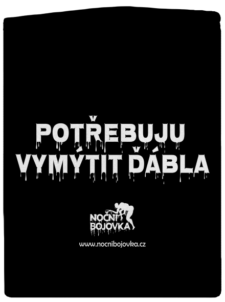 Potřebuji vymýtit ďábla dámská mikina na zip Black