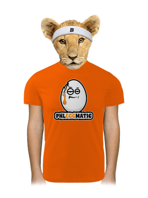 Phleggmatic dětské sportovní tričko Neon Orange