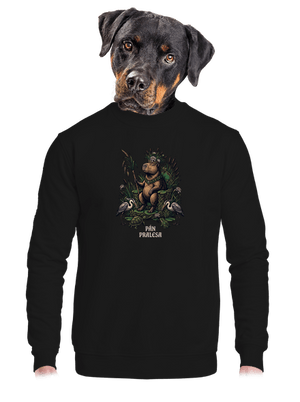 unisex mikina bez kapuce