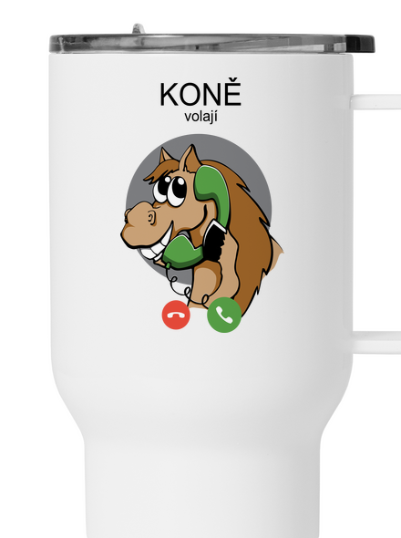 Koně volají termohrnek White